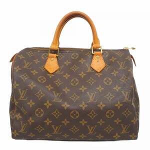 LOUIS VUITTON Brown Monogram Speedy 30 Bag